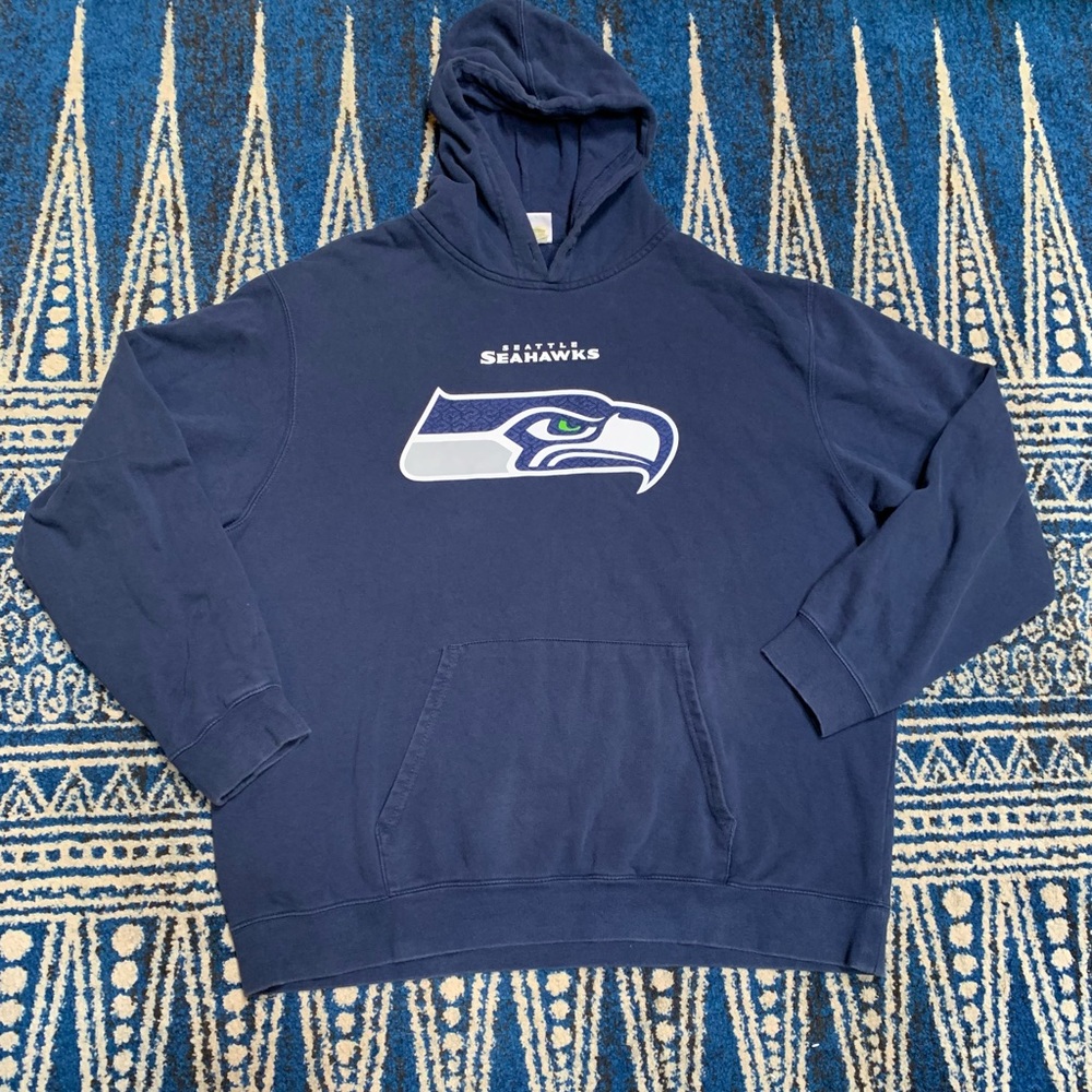 Men's Vintage Seattle Seahawks Sports Pullover Hoodie